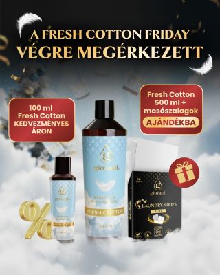 🩵 Itt a FRESH COTTON FRIDAY! ☄️ Abszolút ELSőSZÁMÚ BESTSELLERÜNK történetünk legnagyobb akciójában. 🔥 Ezzel az akcióval...